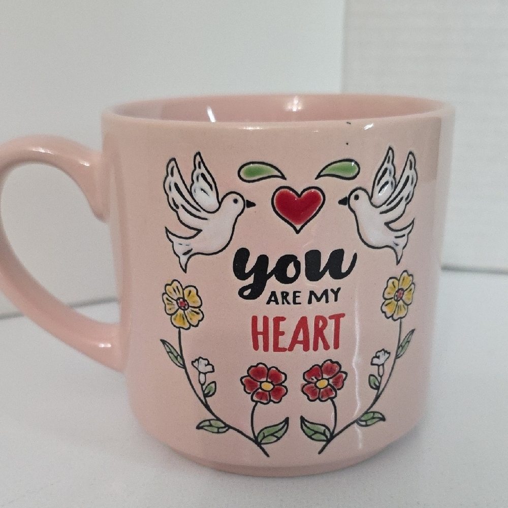 Spectrum Designz Pink Love Mug, NWOT